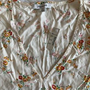 Madewell floral shirt